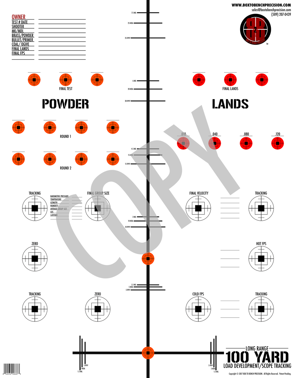 TARGETページ Store - Box to Bench Precision